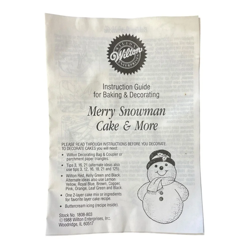 Wilton Merry Snowman Cake Pan‎